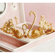 24k Gold Crown And Tiara Chinois traditionnel Couronne China Women Weeding Tiara